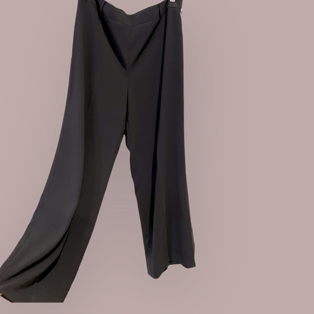 Talbots‎ Black Pleated Fully Lined Dress Pants Trousers Size 14